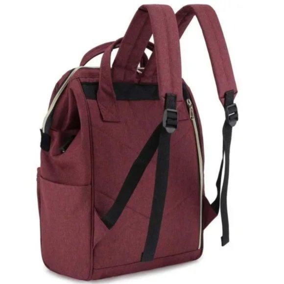 New Travel Large Backpack With USB Charging Port Choose Color - Picture 8 of 12